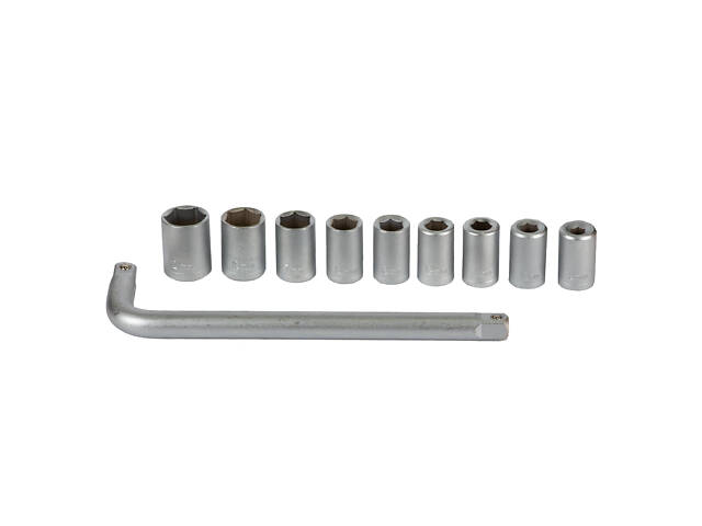 Набор насадок торцевых 1/2' 9шт + вороток (кейс) GRAD (6003035) - Фото 3
