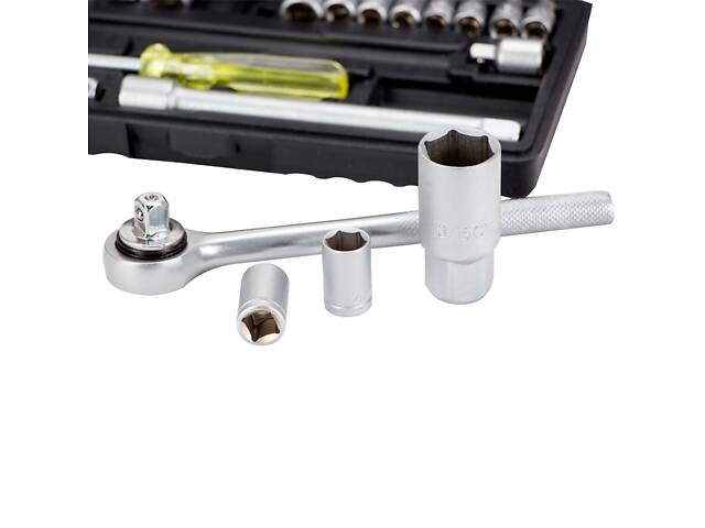 Набор насадок торцевых 1/4', 3/8' в кейсе 20шт GRAD (6003055) - Фото 5