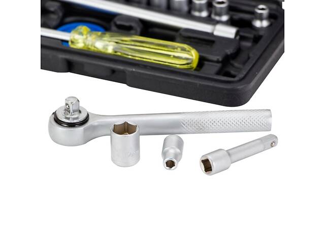 Набор насадок торцевых 1/4' в кейсе 16шт GRAD (6003045) - Фото 4