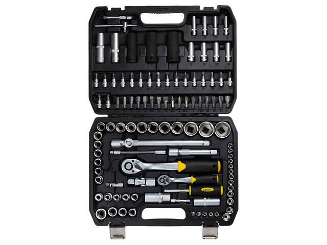 Набор насадок торцевых и биты 1/4' 1/2' 114шт CrV SIGMA (6003781) - Фото 8