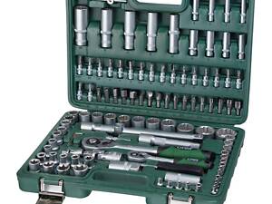 Набор насадок торцевых и биты 1/4', 1/2' 108шт (12 граней) GRAD (6004575)