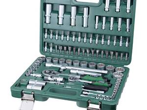 Набір насадок торцевих та біт 1/4', 1/2' 94шт (12 граней) GRAD (6004565)