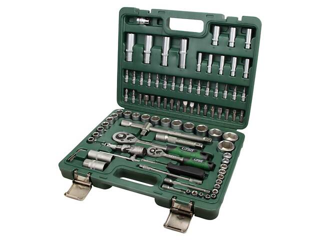 Набор насадок торцевых и бит 1/4', 1/2' 94шт GRAD (6004265) - Фото 1