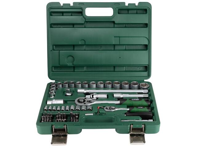 Набор насадок торцевых и бит 1/4', 1/2' 72шт GRAD (6004245) - Фото 8