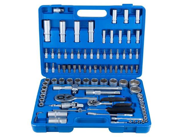 Набор насадок торцевых и биты 1/4', 1/2' 94шт Start GRAD (6003175) - Фото 3