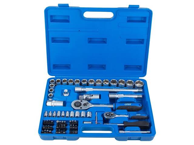 Набор насадок торцевых и биты 1/4', 1/2' 72шт Start GRAD (6003145) - Фото 5