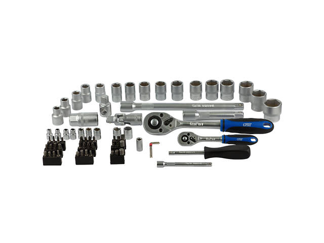 Набор насадок торцевых и биты 1/4', 1/2' 72шт Start GRAD (6003145) - Фото 6