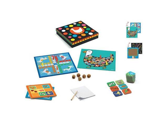 Набір настільних ігор Djeco 12 в 1 (DJ05218) - Фото 4