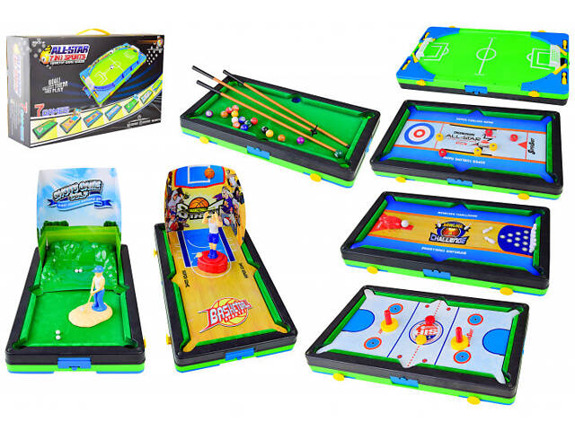 Набір настільних ігор 7в1 Shantou B2112 - Фото 1