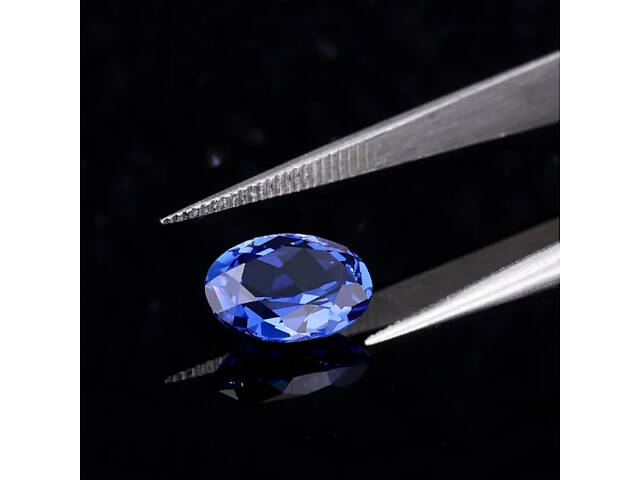 Набір натуральних сапфірів із Камбоджі 7 шт 0.5 карата 7×7 мм, сині кабошони для прикрас і дизайну - Фото 10