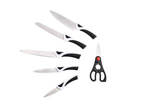 Набор ножей с ножницами Bergner Kyoto BG-39319-MM 6 предметов