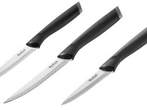Набор ножей Tefal Essential K2219455 3 предмета черный