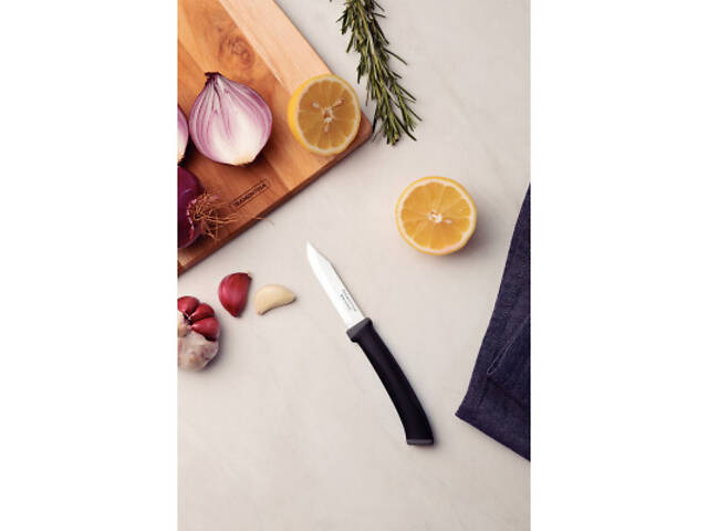 Набір ножів Tramontina Felice Black Vegetable 76 мм 2 шт (23490/203) - Фото 2