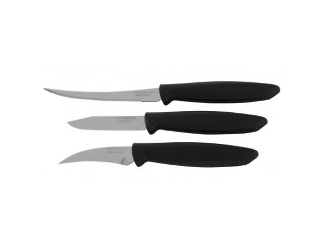 Набір ножів Tramontina Plenus Black 3 предмети (23498/012) - Фото 1