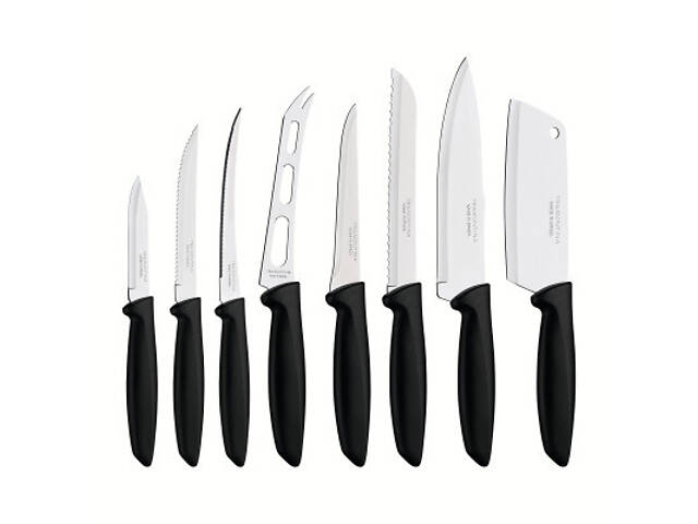 Набір ножів Tramontina Plenus Black 8 шт (23498/032) - Фото 1