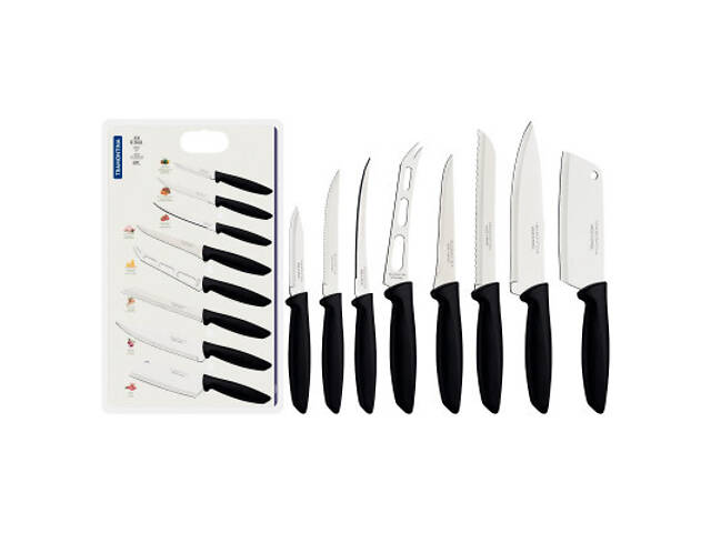 Набір ножів Tramontina Plenus Black 8 шт (23498/032) - Фото 3