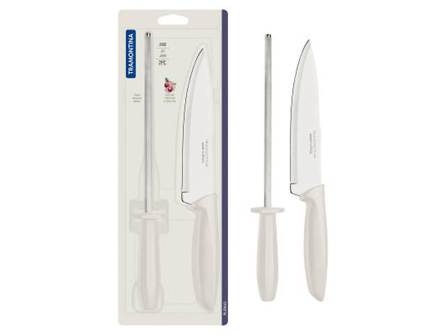 Набір ножів Tramontina Plenus Light Grey 2 предмети (23498/311) - Фото 2