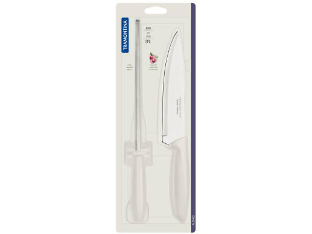 Набір ножів Tramontina Plenus Light Grey 2 предмети (23498/311) - Фото 4