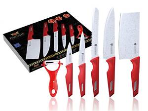 Набор ножей Zillinger с мраморным покрытием Красный 6 предметов ZL-864