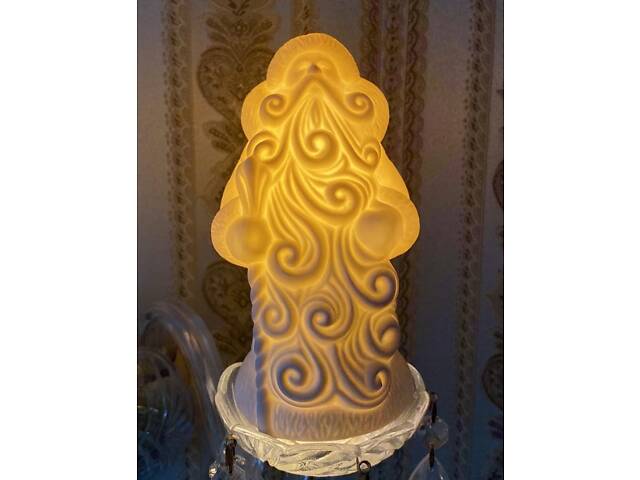 Набір новорічних прикрас-іграшок 'Дід Мороз, Ялинка, Вітряк' кераміка. - Фото 8