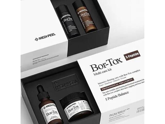 Набір омолоджуючих засобів з пептидами Medi-Peel BOR - TOX 5 Peptide MULTY CARE KIT 4 одиниці. - Фото 3