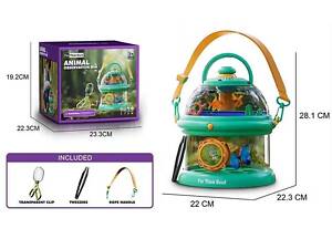 Набор опытов 2303 (24) подсветка, бокс, пинцет, щипцы, ремешок, в коробке