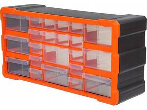 Набір органайзерів 22 відділення 160x500x250мм лотки висувні пластиковий [INSBXBXP2320632PT0] Tactix