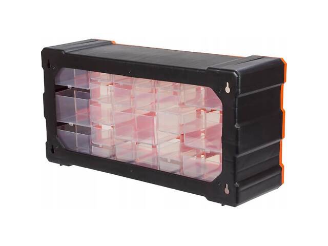 Набір органайзерів 22 відділення 160x500x250мм лотки висувні пластиковий [INSBXBXP2320632PT0] Tactix - Фото 3