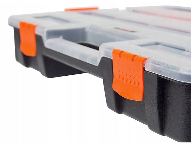 Набір органайзерів 34 відділення 375x294x66мм модульне кріплення пластиковий (компл. 2шт.) [INSBXBXP2320034PT0] Tactix - Фото 4