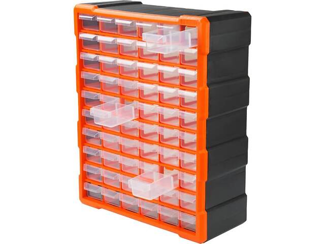 Набір органайзерів 60 відділень 162x385x475мм лотки висувні пластиковий [INSBXBXP2320638PT0] Tactix - Фото 2