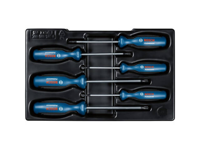 Набор отверток Bosch Torx 6шт, T10х75, T15х75, T20x100, T25x100, T30x125, T40x125 мм (1.600.A01.V09) - Фото 5