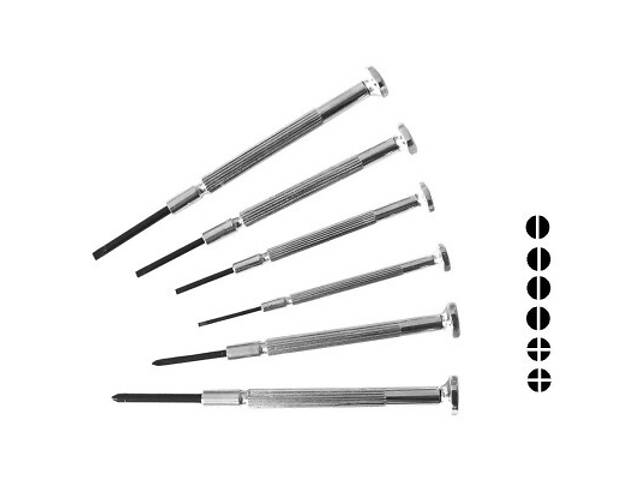 Набір викруток Stanley викруток точної механіки Watchmaker 6шт. (1-66-039) - Фото 1