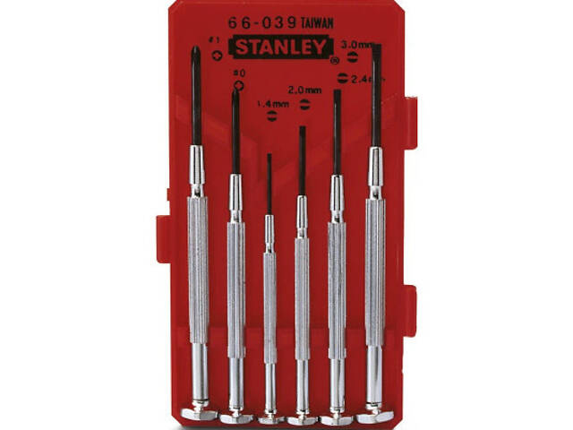 Набір викруток Stanley викруток точної механіки Watchmaker 6шт. (1-66-039) - Фото 2
