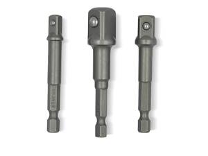 Набор переходников для торцевых головок Haisser 70227 128613 3 предмета серый
