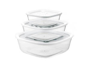 Набір харчових контейнерів Guzzini 21885211 3 предмета білі