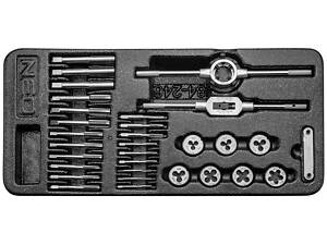 Набор плашек и метчиков NEO, 31 ед. (84-246)