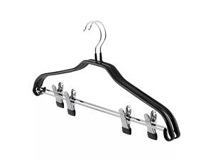 Набір плічок з прищіпками для штанів Ardesto ARHC2802BC 42 см 2 чорний