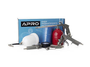 Набір пневматичного інструменту Apro 600 мл верхній бак (5 шт.) (850001)