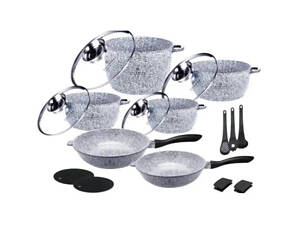 Набір посуду Edenberg EB-8183 17 сірий предметів