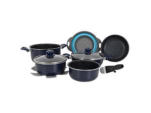 Набор посуды Gimex Cookware Set induction 9 предметов Blue (6977225)