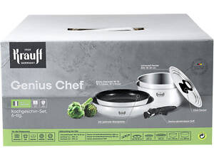 Набір посуду Krauff Genius Chef 26-303-016 6 предметів сріблястий
