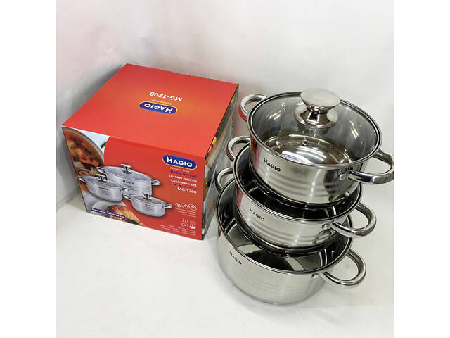 Набір посуду MAGIO MG-1200 - Фото 3