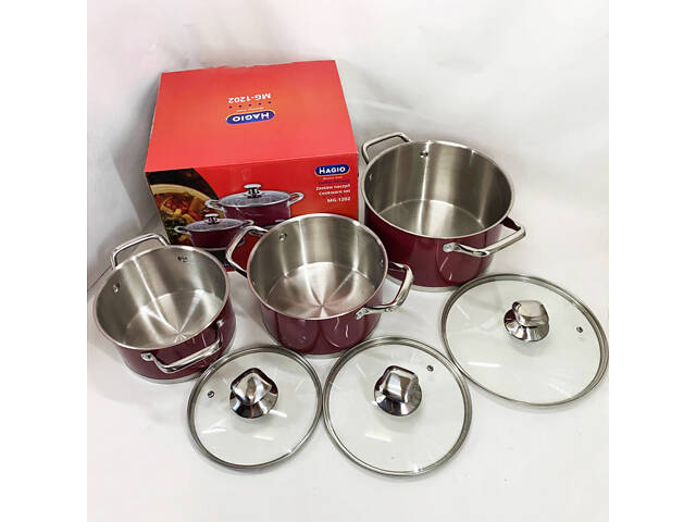 Набір посуду MAGIO MG-1202 - Фото 2