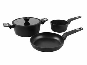 Набір посуду Sogo Чорний 4 предмети OOL-SS-23200