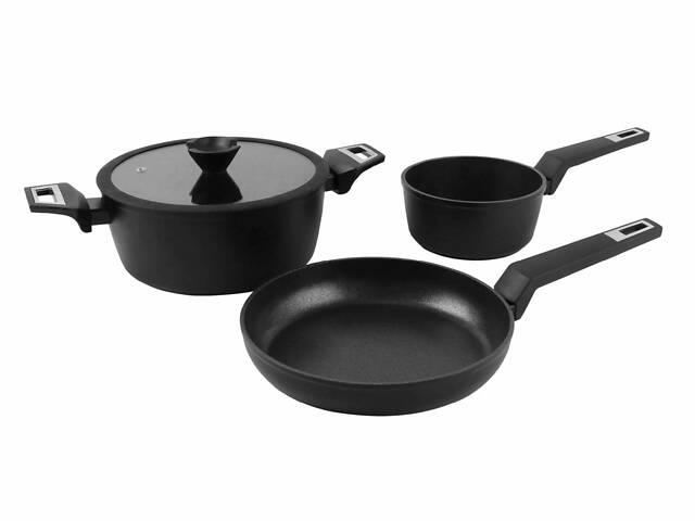 Набір посуду Sogo Чорний 4 предмети OOL-SS-23200 - Фото 1