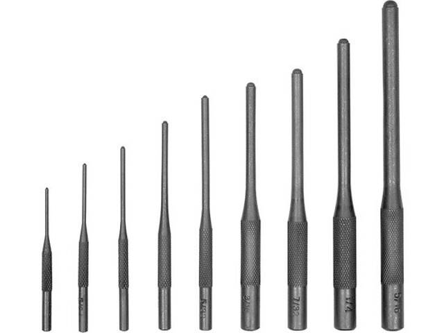 Набір пробійники кулясті наконечники 1,7-2х 70-160 мм 9 штук YATO YT-47123 - Фото 1