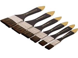 Набор профессиональных кистей для рисования Worison 6 штук плоские