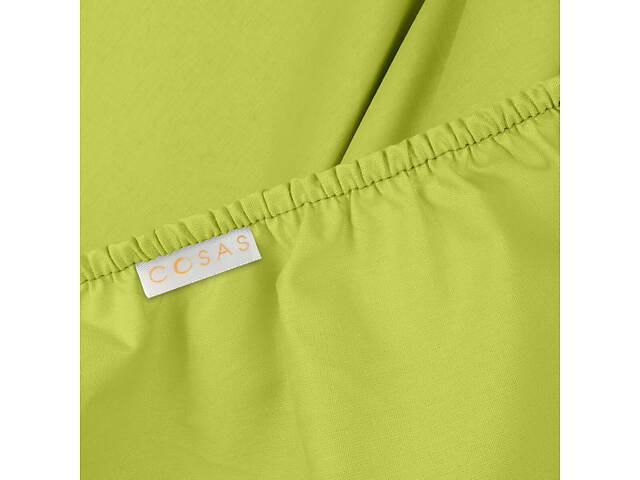 Набір Простирад на гумці 90х200 см 2 шт TRAILS Cosas Блакитно-зелений - Фото 7