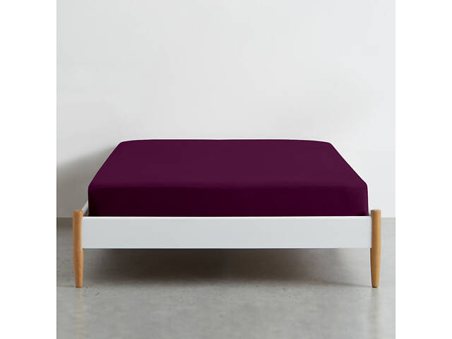 Набір Простирад на гумці 90х200 см 2 шт BLUSH Cosas Бородово-рожевий - Фото 3