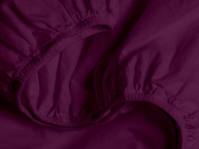 Набір Простирад на гумці 90х200 см 2 шт BLUSH Cosas Бородово-рожевий - Фото 5